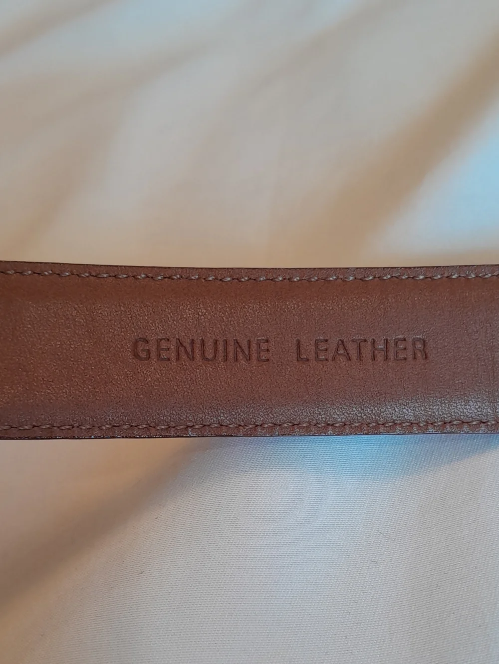 Ralph Lauren Leather Belt - Maroon, XL